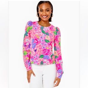 Lilly Pulitzer Jansen Sweatshirt Sz M